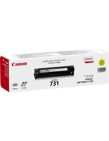 Canon 731 Kaseta Z Tonerem 1 Szt. Oryginalny Żółty