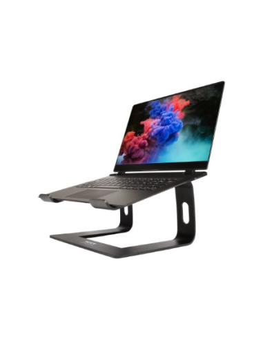 Port Designs 901103 Stojak Na Laptop Podstawka Na Notebooka Aluminium, Czarny 39,6 Cm (15.6")