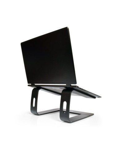 Port Designs 901103 Stojak Na Laptop Podstawka Na Notebooka Aluminium, Czarny 39,6 Cm (15.6")