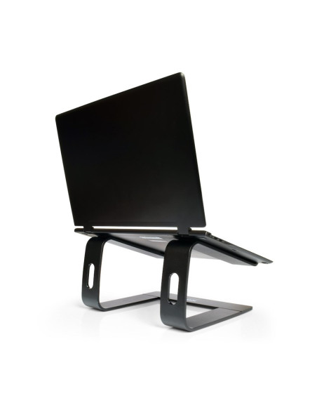 Port Designs 901103 Stojak Na Laptop Podstawka Na Notebooka Aluminium, Czarny 39,6 Cm (15.6")