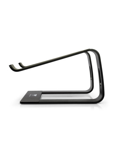 Port Designs 901103 Stojak Na Laptop Podstawka Na Notebooka Aluminium, Czarny 39,6 Cm (15.6")