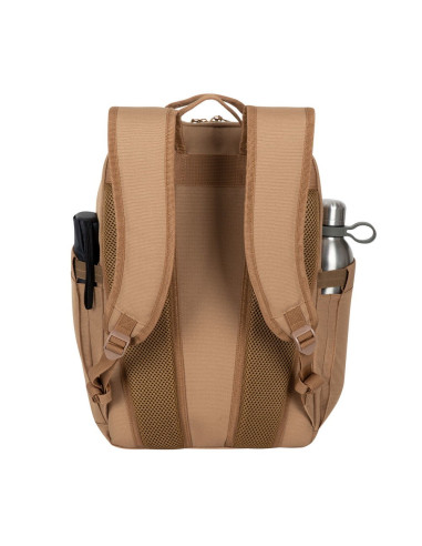 Plecak Do Notebooka 14" Rivacase Aviva, Beżowy, Miejski, 16L, Z Materiału Wodoodpornego