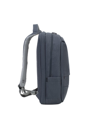 Rivacase Plecak Na Laptop 17,3" Prater, 20L, Ciemnoszary, Antykradzieżowy, Materiał Wodoodporny, Przelotka Usb