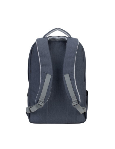 Rivacase Plecak Na Laptop 17,3" Prater, 20L, Ciemnoszary, Antykradzieżowy, Materiał Wodoodporny, Przelotka Usb