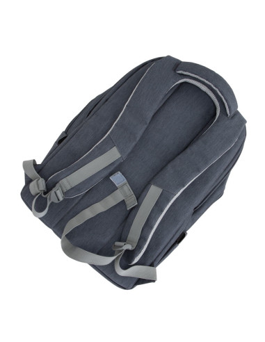 Rivacase Plecak Na Laptop 17,3" Prater, 20L, Ciemnoszary, Antykradzieżowy, Materiał Wodoodporny, Przelotka Usb