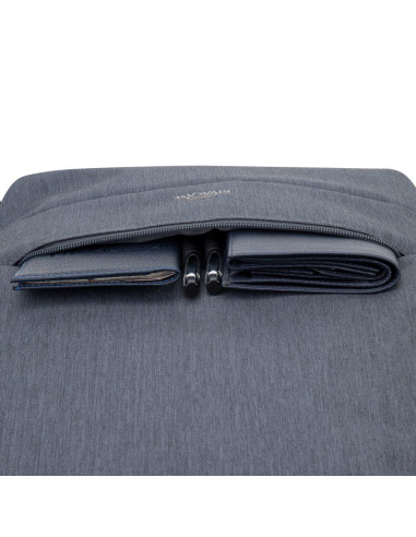 Rivacase Plecak Na Laptop 17,3" Prater, 20L, Ciemnoszary, Antykradzieżowy, Materiał Wodoodporny, Przelotka Usb