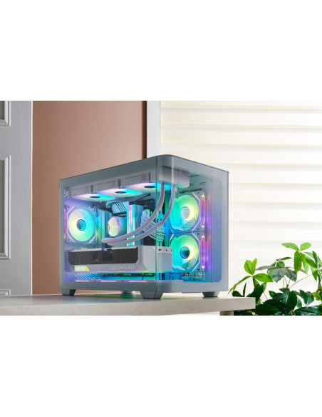 Obudowa Fsp Geh Mini S380-Wa Micro-Atx/Mini-Itx O.n. White Retail