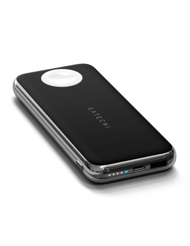 Powerbank Satechi Quatro Belaidis Ryšys 10000 Mah Juodas