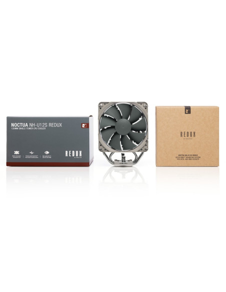 Noctua Nh-U12S Redux Procesor Chlodnica/Wentylator 12 Cm Szary, Stal Nierdzewna