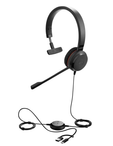 Zestaw Słuchawkowy Jabra Evolve 30 Ii Ms Mono Usb C/A I Gniazdo 3,5 Mm
