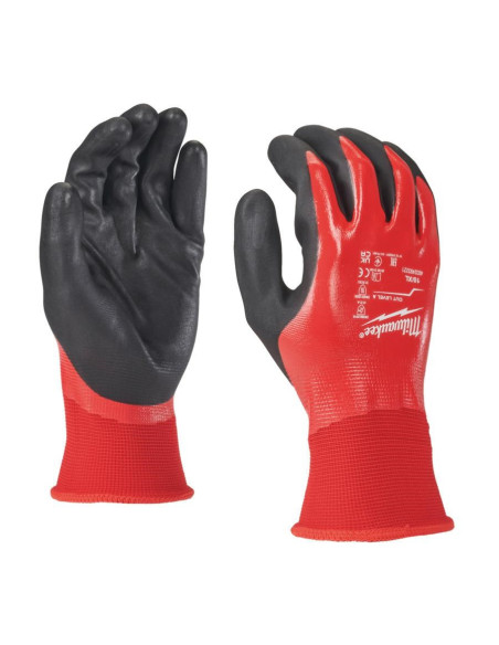 Milwaukee Rękawice Powlekane Nitrylem Xl/10 Odporne Na Przecięcia Poziom-A /12Szt.