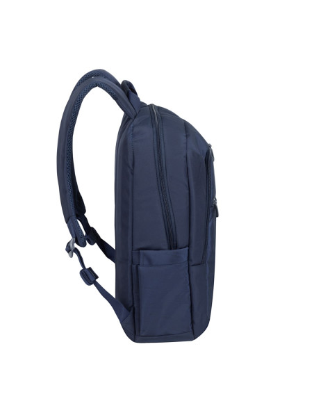 Rivacase Plecak Na Laptop 15,6-16 Alpendorf Eco, Granatowy, Materiał Wodoodp,, Eko Rpet, Kieszenie Na Smartfon, Dokum.,Akces.