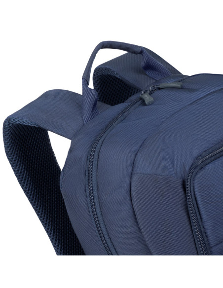 Rivacase Plecak Na Laptop 15,6-16 Alpendorf Eco, Granatowy, Materiał Wodoodp,, Eko Rpet, Kieszenie Na Smartfon, Dokum.,Akces.