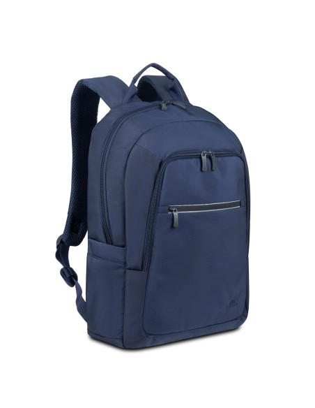 Rivacase Plecak Na Laptop 15,6-16 Alpendorf Eco, Granatowy, Materiał Wodoodp,, Eko Rpet, Kieszenie Na Smartfon, Dokum.,Akces.