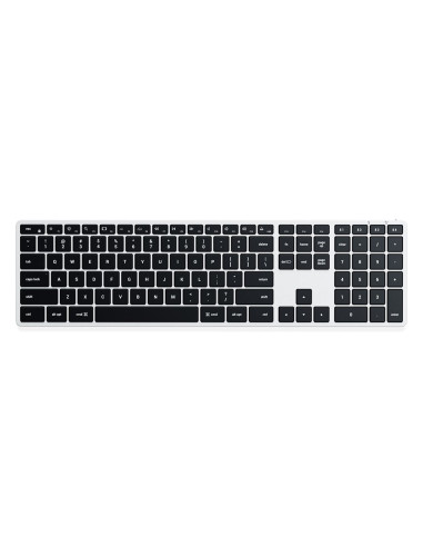 Satechi Slim X3 - Klawiatura Z Układem Numerycznym Bluetooth Do Czterech Urządzeń Usb-C Us International (Silver)
