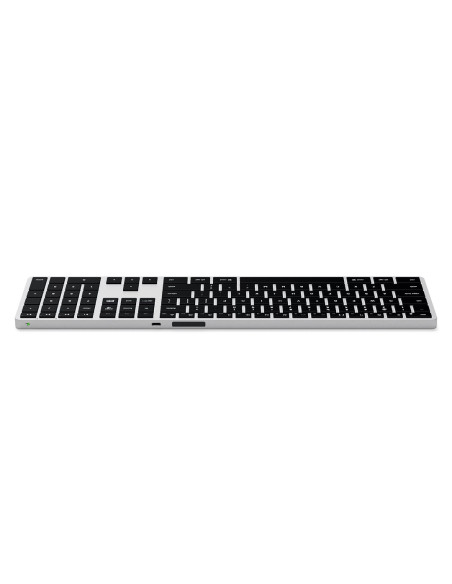 Satechi Slim X3 - Klawiatura Z Układem Numerycznym Bluetooth Do Czterech Urządzeń Usb-C Us International (Silver)