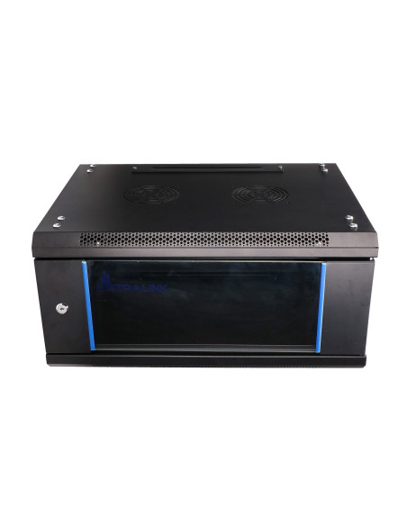 Extralink Szafa Rack 4U 600X450 Czarna Montowana Na Ścianie