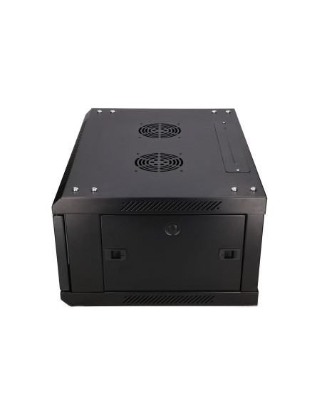 Extralink Szafa Rack 4U 600X450 Czarna Montowana Na Ścianie