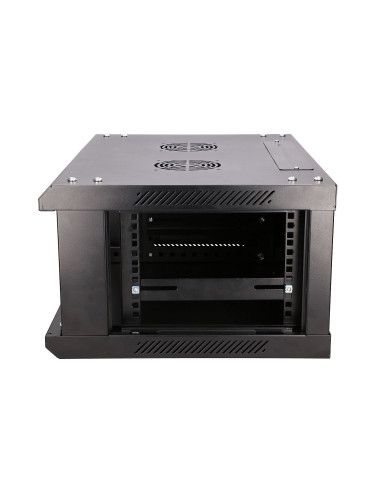 Extralink Szafa Rack 4U 600X450 Czarna Montowana Na Ścianie