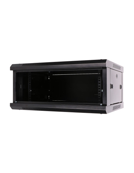 Extralink Szafa Rack 4U 600X450 Czarna Montowana Na Ścianie