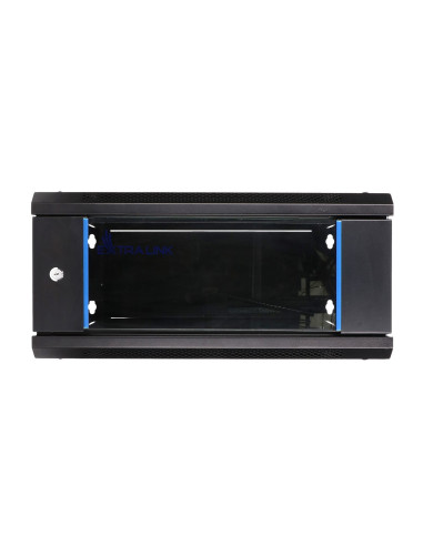 Extralink Szafa Rack 4U 600X450 Czarna Montowana Na Ścianie