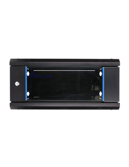 Extralink Szafa Rack 4U 600X450 Czarna Montowana Na Ścianie