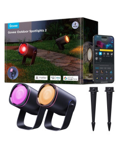 Govee H7093 Rgbicww Oświetlenie Led Zewnętrzne, 750Lm, 2.4Ghz Wi-Fi + Bluetooth