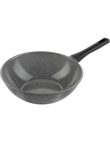 Wok Ceramiczny Zwilling Terreno Plus - 28 Cm, Szary