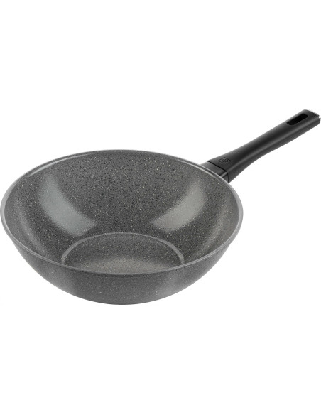 Wok Ceramiczny Zwilling Terreno Plus - 28 Cm, Szary