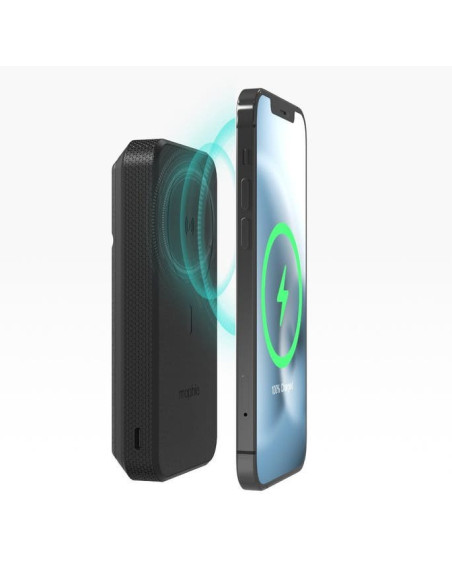 Mophie 10000Mah Snap+ Magsafe Power Bank Z Podstawką, 10000 Mah, Litowo-Jonowy (Li-Ion), Ładowanie Bezprzewodowe, 20 W,