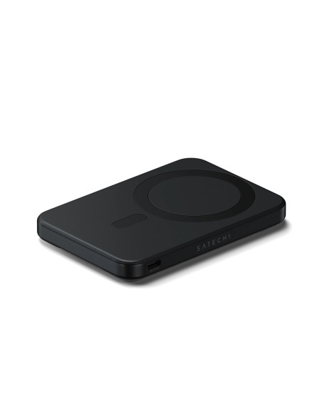 Satechi Onthego Powerbank 5K - Magnetyczny Powerbank Z Podstawką 5K Mah Kompatybilny Z Magsafe I Qi2 (Black)