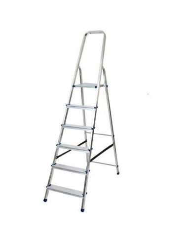 Drabina Aluminiowa Awtools Wolnostojąca 6 Stopni 150 Kg