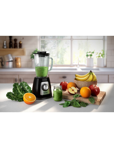 Blender Tefal Bl438831 Blendforce Tabletop, 800 W, Materiał Dzbanka: Plastik, Pojemność Dzbanka: 1,25 L, Kruszenie Lodu, Kolor: 
