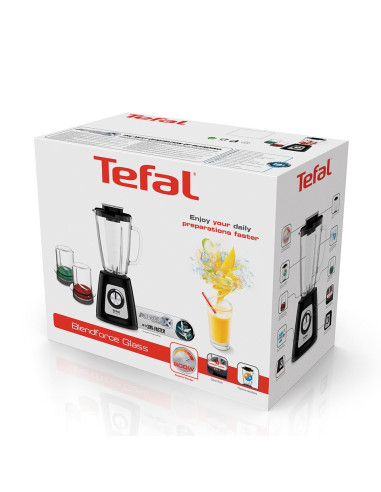 Blender Tefal Bl438831 Blendforce Tabletop, 800 W, Materiał Dzbanka: Plastik, Pojemność Dzbanka: 1,25 L, Kruszenie Lodu, Kolor: 