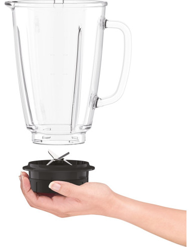 Blender Tefal Bl438831 Blendforce Tabletop, 800 W, Materiał Dzbanka: Plastik, Pojemność Dzbanka: 1,25 L, Kruszenie Lodu, Kolor: 