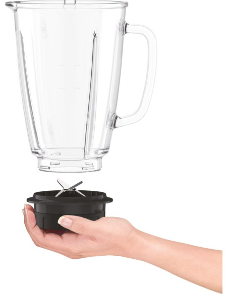Blender Tefal Bl438831 Blendforce Tabletop, 800 W, Materiał Dzbanka: Plastik, Pojemność Dzbanka: 1,25 L, Kruszenie Lodu, Kolor: 