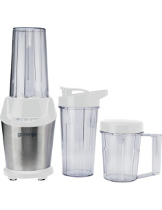 Blender Gorenje Bn1000E, Blat Stołu, Moc 1000 W, Materiał Słoika Tritan, Pojemność Słoika 0,75 L, Kruszenie Lodu, Biały