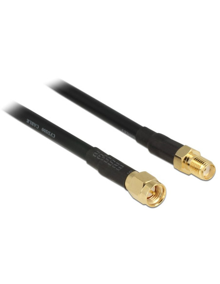 Antena Przedłużacz Kablowy Delock Cfd200 - 15 M - Czarny