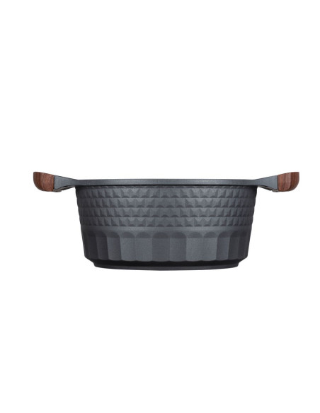 Resto Kitchenware Capella 2,6 L Okrągły Czarny, Drewno