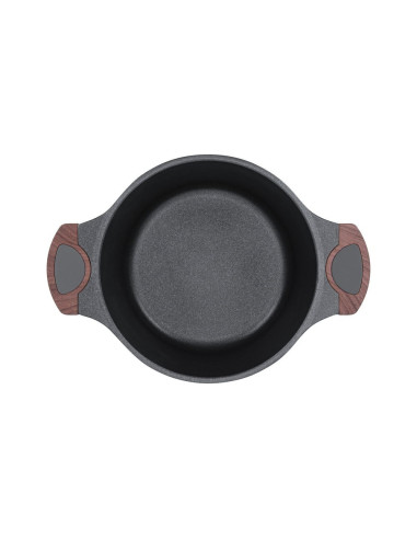 Resto Kitchenware Capella 2,6 L Okrągły Czarny, Drewno