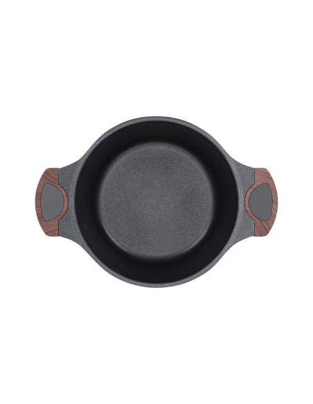 Resto Kitchenware Capella 2,6 L Okrągły Czarny, Drewno