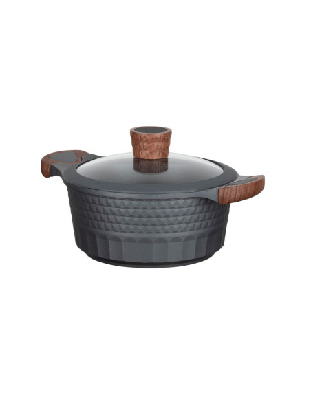 Resto Kitchenware Capella 2,6 L Okrągły Czarny, Drewno