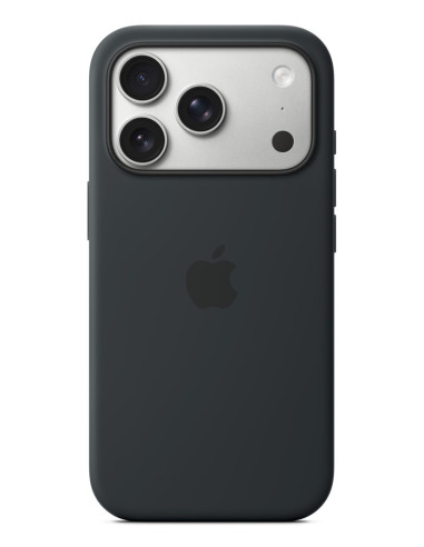 Silikonowe Etui Apple Iphone 17 Pro Z Magsafe – Czarne