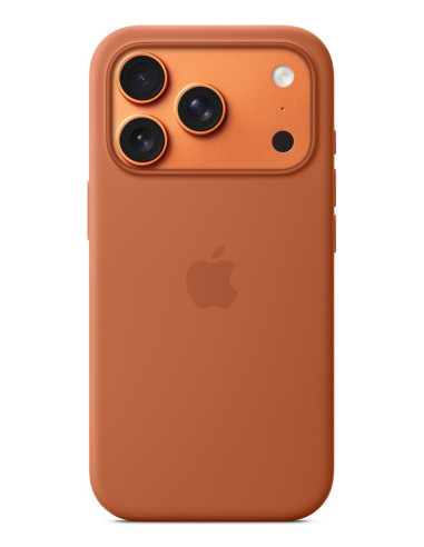 Silikonowe Etui Apple Iphone 17 Pro Z Magsafe (Terakota)