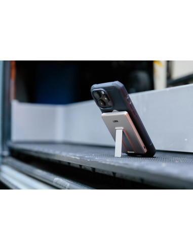 Powerbank Uag Ultra Slim 5K - Powerbank 5000 Mah Z Podstawką, Ładowanie Bezprzewodowe 10W, Kompatybilny Z Magsafe, Kabel W Zesta