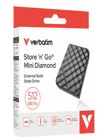 Verbatim Store N Go Mini Diamond Usb-C 512Gb