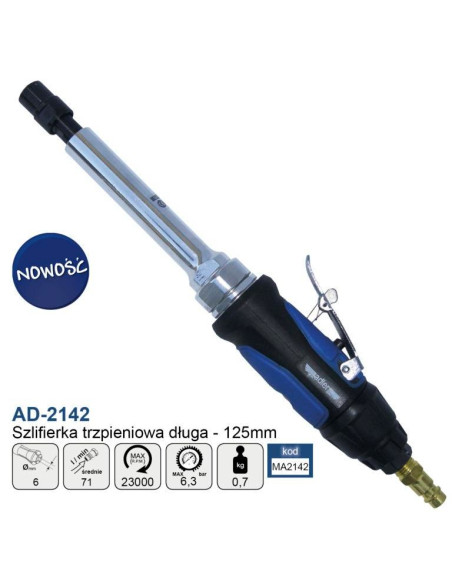 Adler Szlifierka Prosta Pneumatyczna Długa Ad-2142