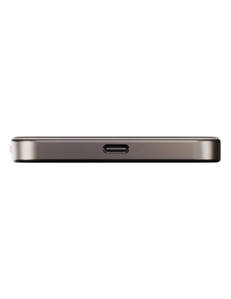 Zens Slim Qi2 Aluminium Powerbank - Magnetyczny Powerbank 5000 Mah Kompatybilny Z Magsafe I Qi2 (Black)