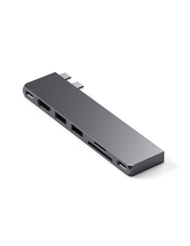 Hub Satechi Type-C Pro Hub Slim Gwiezdna Szarość - Smukła Obudowa