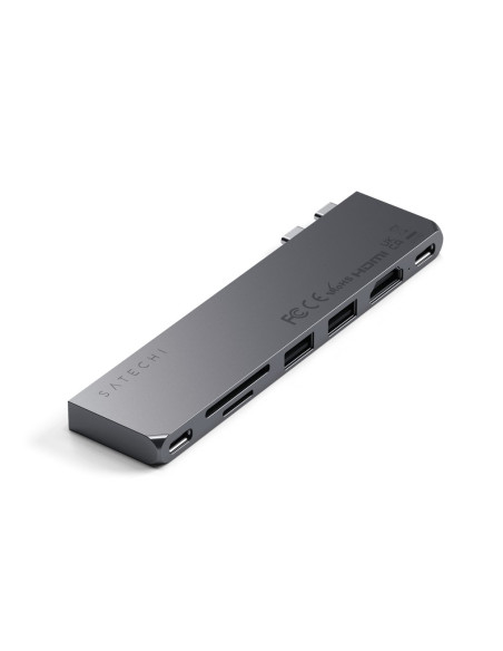 Hub Satechi Type-C Pro Hub Slim Gwiezdna Szarość - Smukła Obudowa